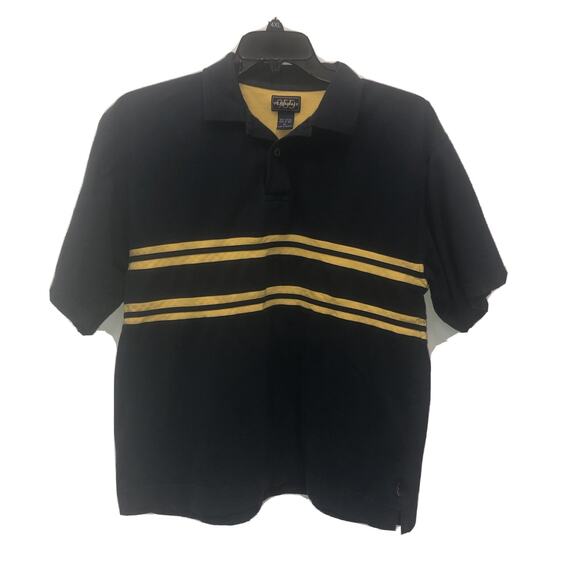 955 Original 100% Cotton XL Short Sleeve Striped Polo - Picture 1 of 6